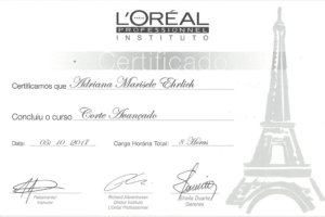 Corte Avançado Instituto Loreal - Adriana Ehrlich